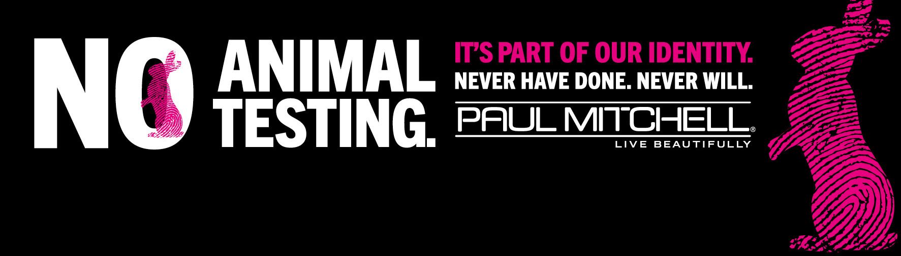No Animal Testing – Paul Mitchell har aldrig testat på djur